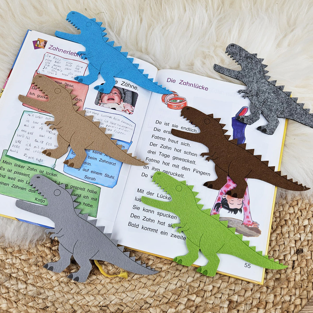 Große Lesehilfe Dinosaurier, Lesedino für Leseanfänger zum Schulstart, Lesepfeil Einschulung, Schultüte, Schulanfang Grundschule