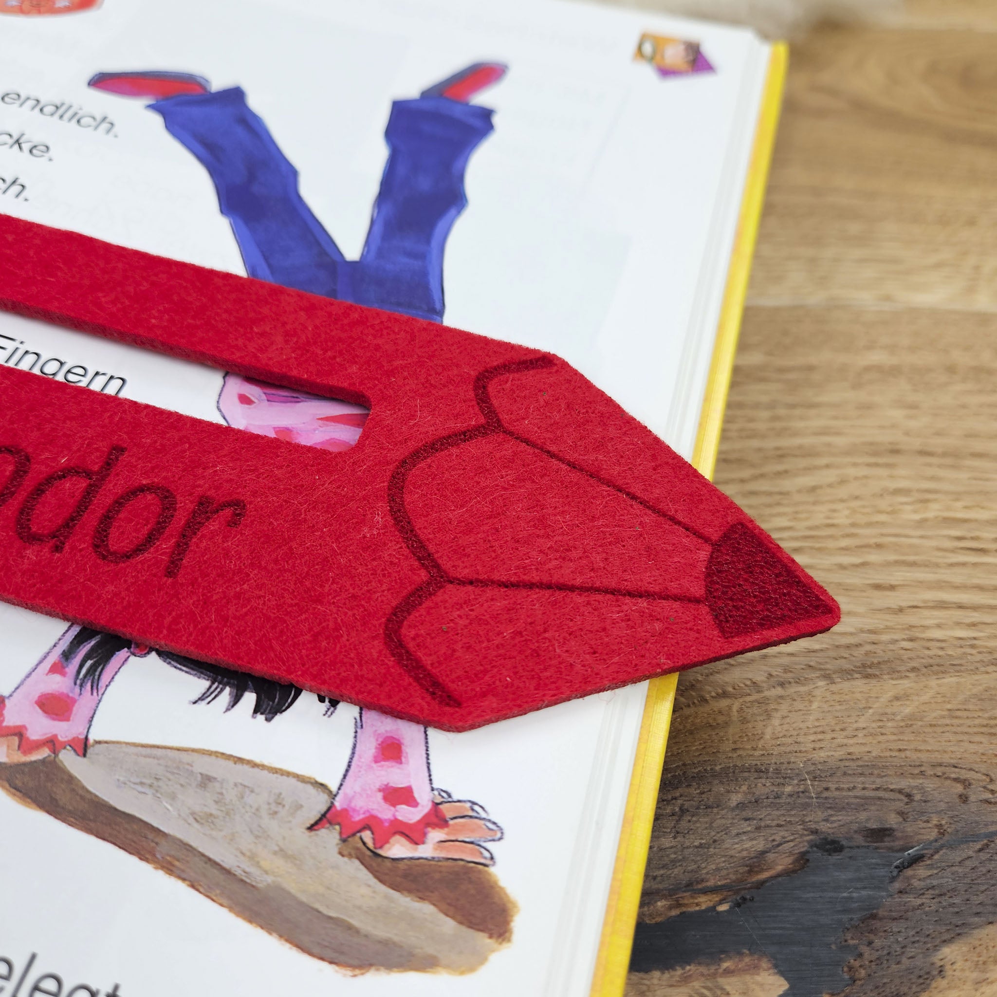 Personalisierte Lesehilfe "Buntstift" für Leseanfänger zum Schulstart, Einschulung, Schultüte, Schulanfang Grundschule