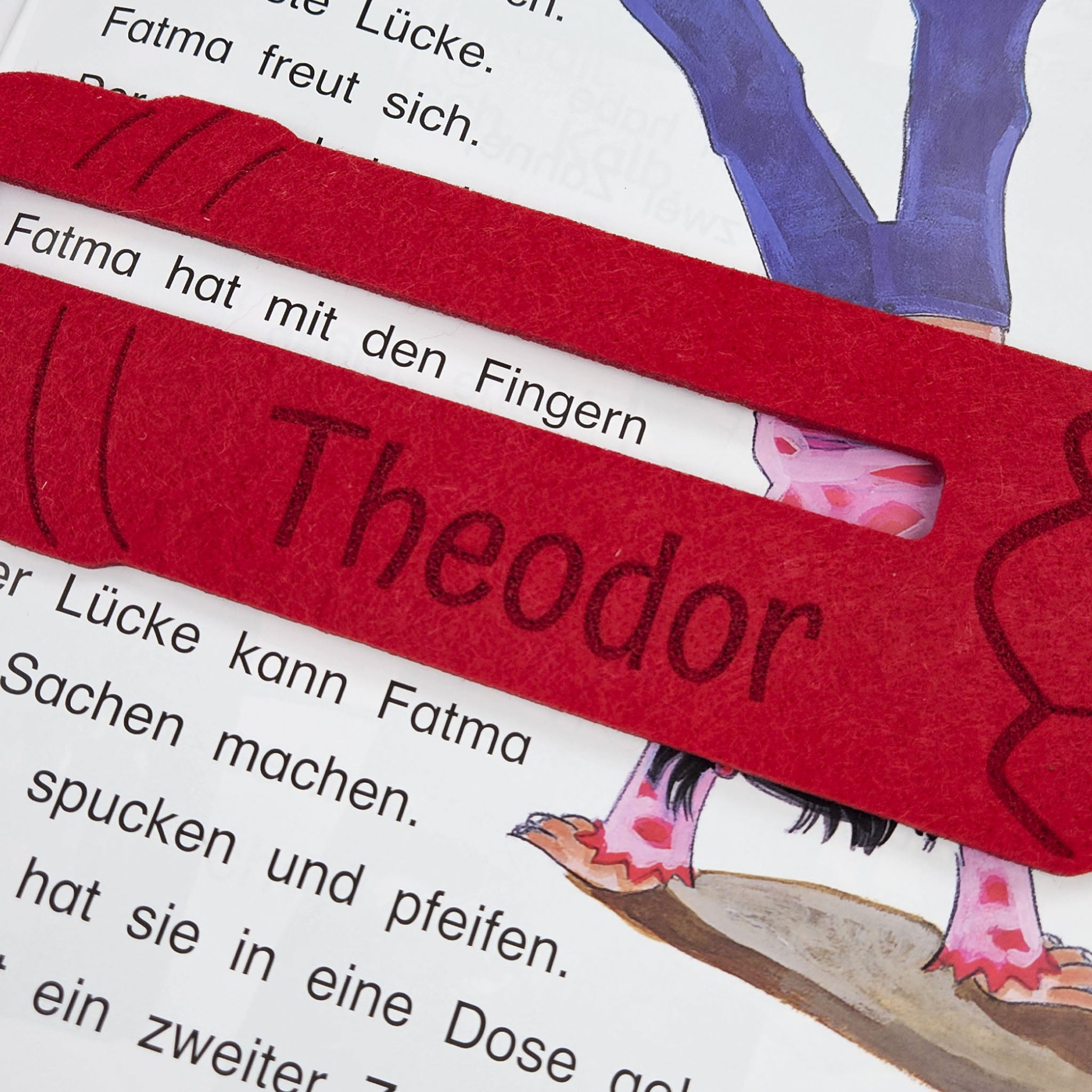 Personalisierte Lesehilfe "Buntstift" für Leseanfänger zum Schulstart, Einschulung, Schultüte, Schulanfang Grundschule