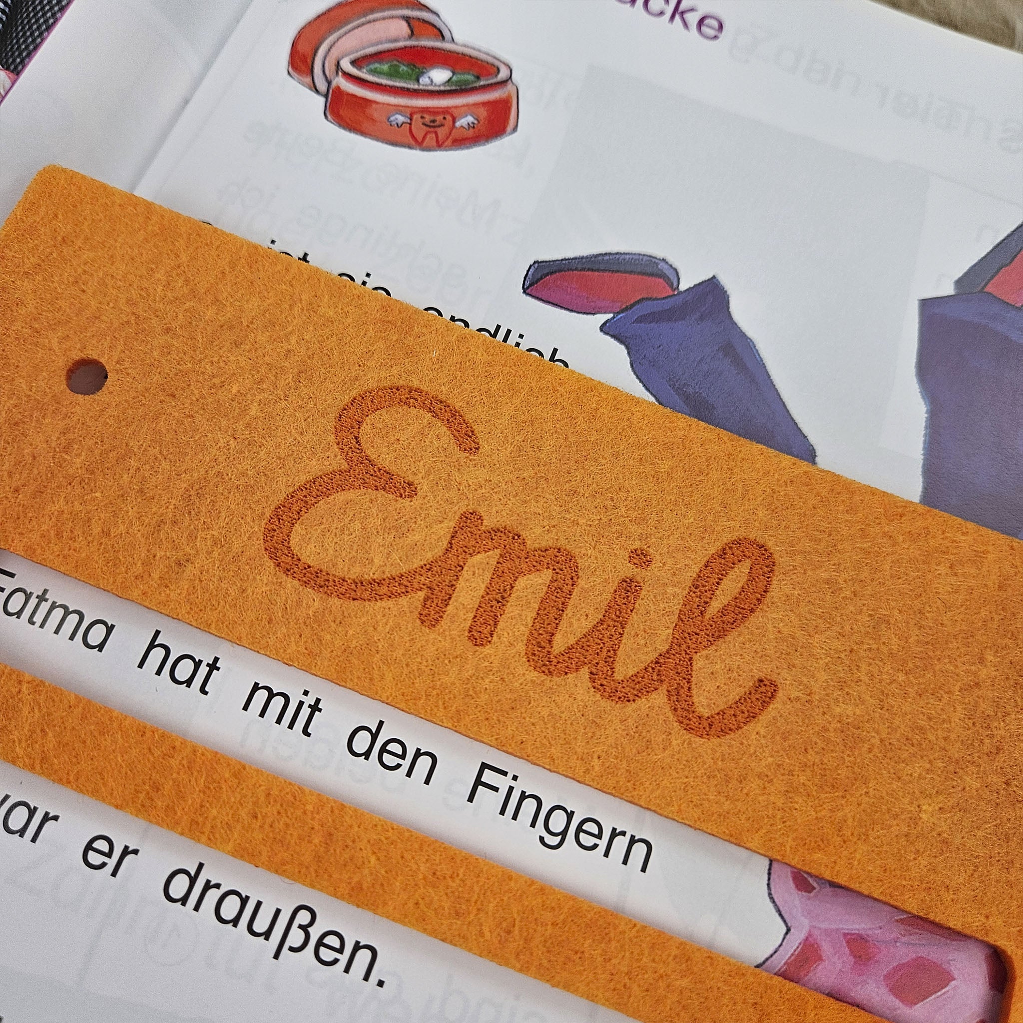 Personalisierte Lesehilfe "Fuchs" für Leseanfänger zum Schulstart, Einschulung, Schultüte, Schulanfang Grundschule