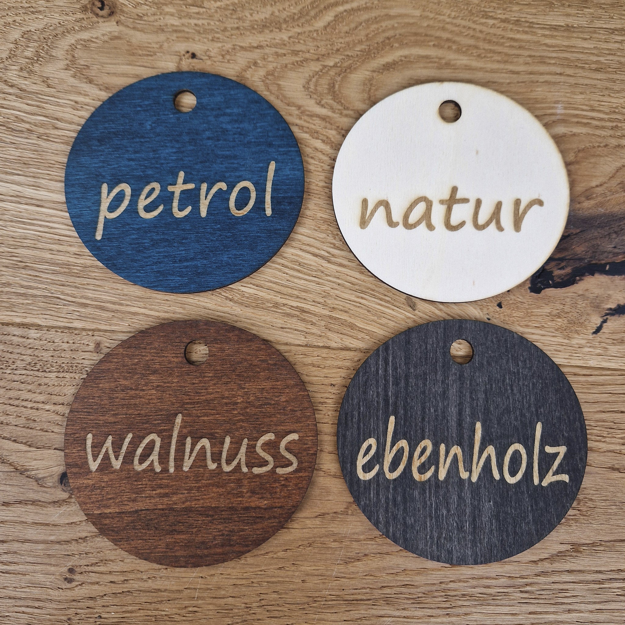 Personalisiertes Holz-Gästebuch Geburtstag, Farbwahl, Motiv "Zweige", Holzbuch