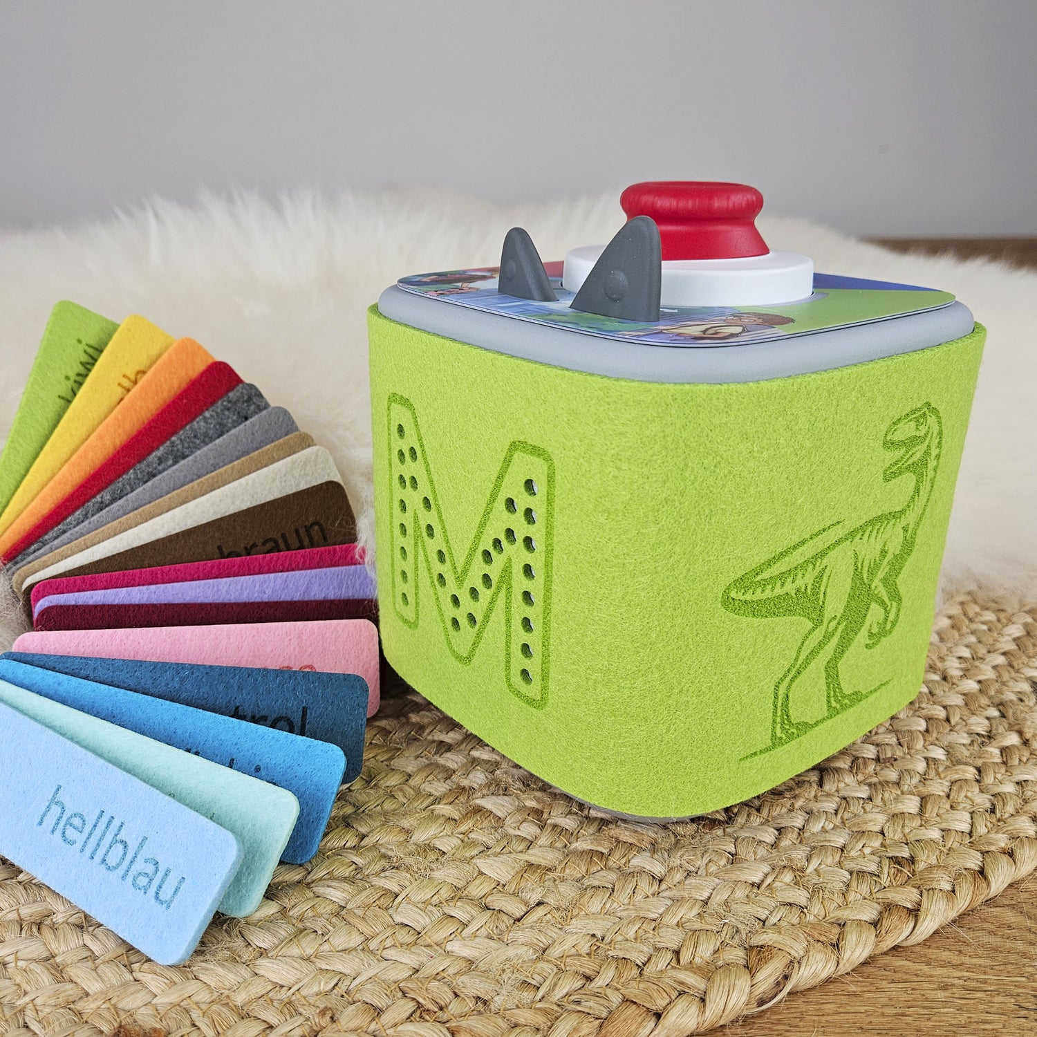 Toniebox 2! Personalisierte Tonieboxhülle, Schutzhülle für die Toniebox 2 personalisiert, Farbwahl, Motivwahl, Wunschname, Akustiköffnung, Ladeöffnung