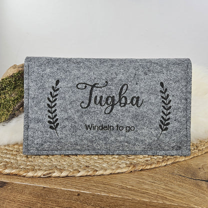 Personalisierte Windeltasche / Wickeltasche / Windeln, Farbwahl