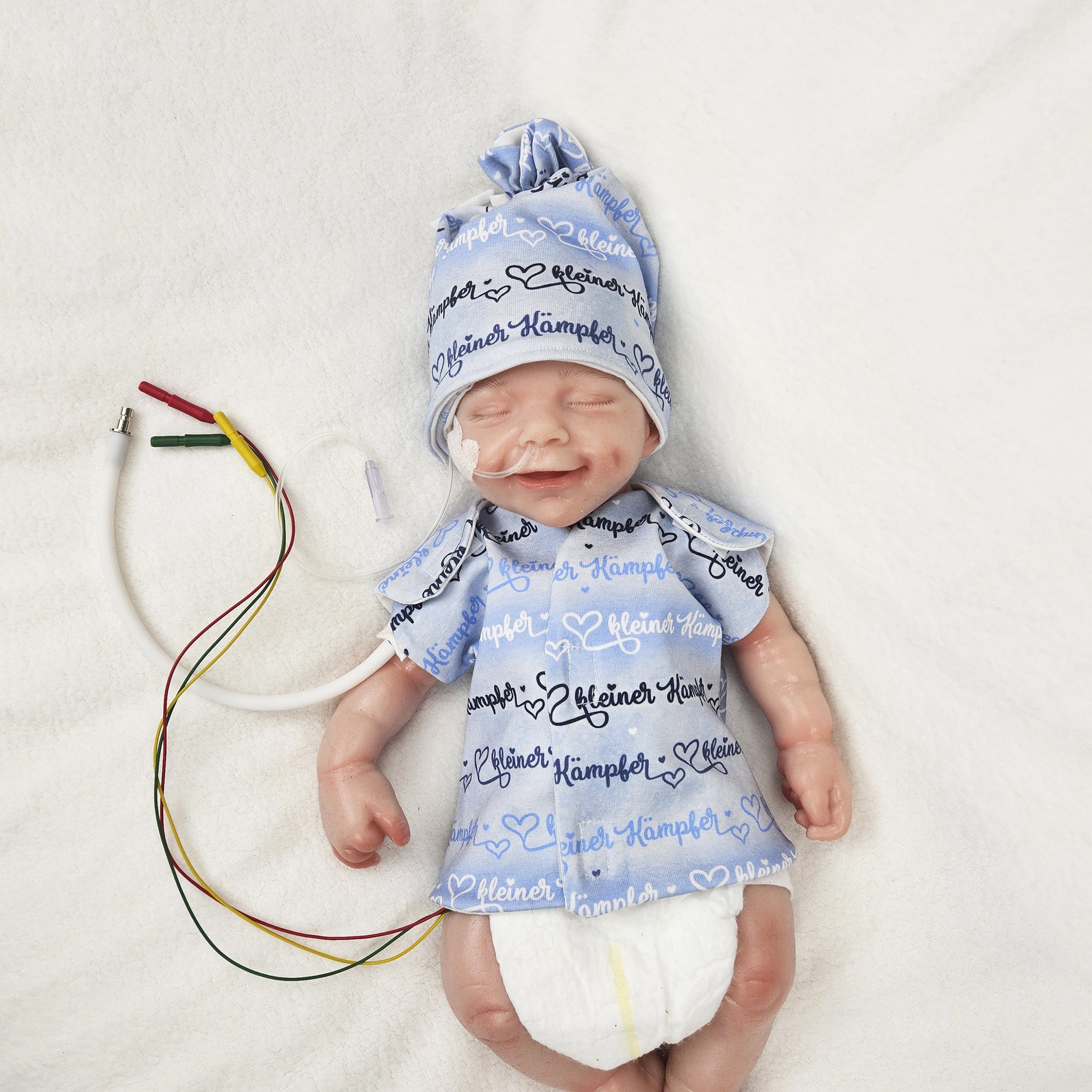 Adaptives Frühchen Shirt/Bodywrap "kleiner Kämpfer"