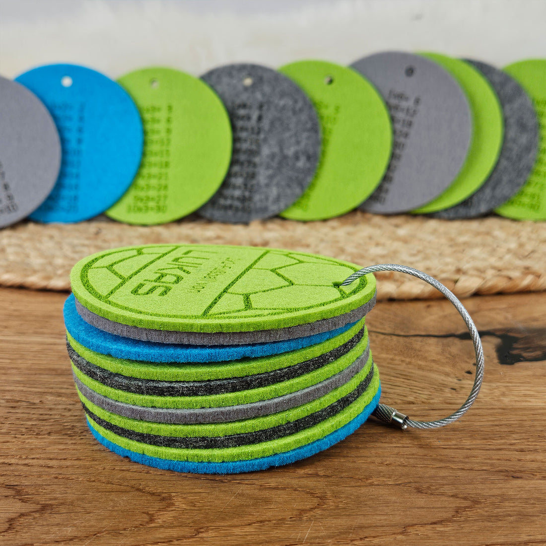 Personalisierte 1x1 Lernkarten Fußball, Lernhilfe 1x1, 10 Lerntafeln Mathematik Grundschule, Multiplikationskarten