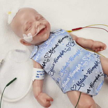 Adaptiver Frühchen Body "kleiner Kämpfer"