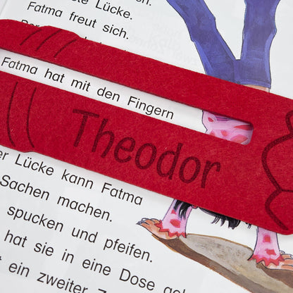 Personalisierte Lesehilfe "Buntstift" für Leseanfänger zum Schulstart, Einschulung, Schultüte, Schulanfang Grundschule
