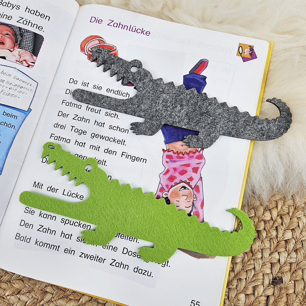 Große Lesehilfe Krokodil, Lesekrokodil für Leseanfänger zum Schulstart, Lesepfeil Einschulung, Schultüte, Schulanfang Grundschule