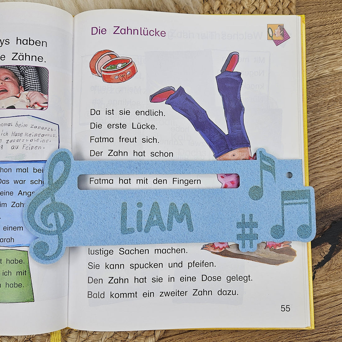Personalisierte Lesehilfe "Musik" für Leseanfänger zum Schulstart, Einschulung, Schultüte, Schulanfang Grundschule