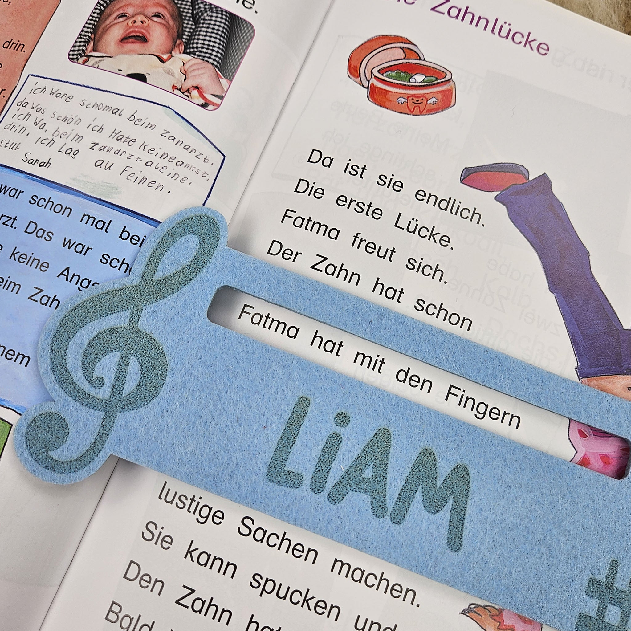 Personalisierte Lesehilfe "Musik" für Leseanfänger zum Schulstart, Einschulung, Schultüte, Schulanfang Grundschule