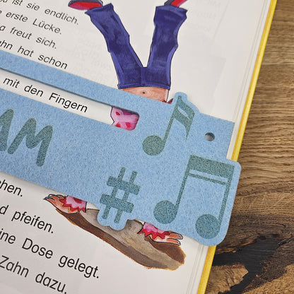 Personalisierte Lesehilfe "Musik" für Leseanfänger zum Schulstart, Einschulung, Schultüte, Schulanfang Grundschule