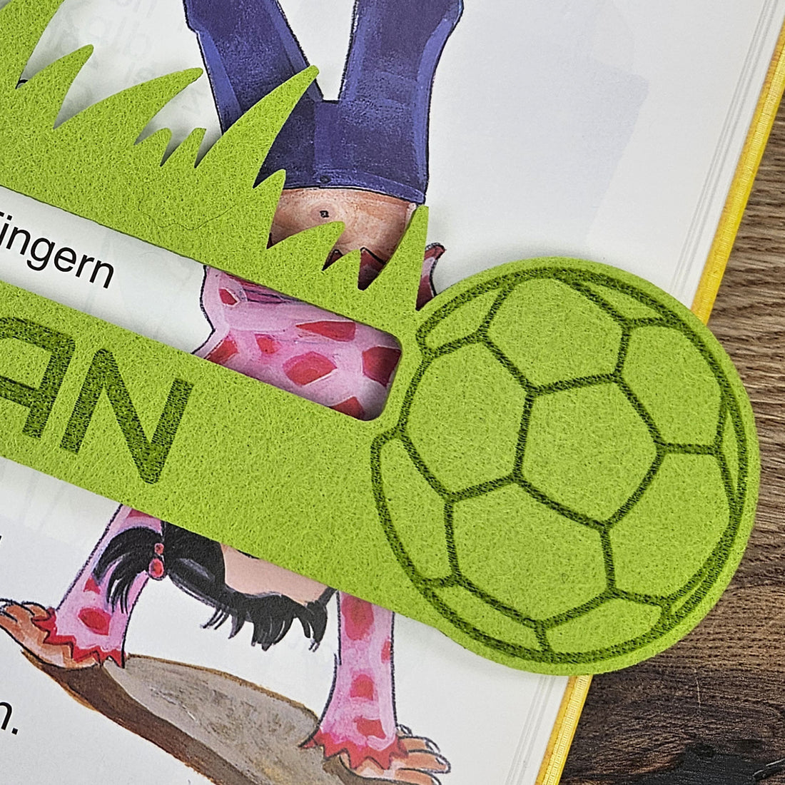 Personalisierte Lesehilfe "Fußball" für Leseanfänger zum Schulstart, Einschulung, Schultüte, Schulanfang Grundschule