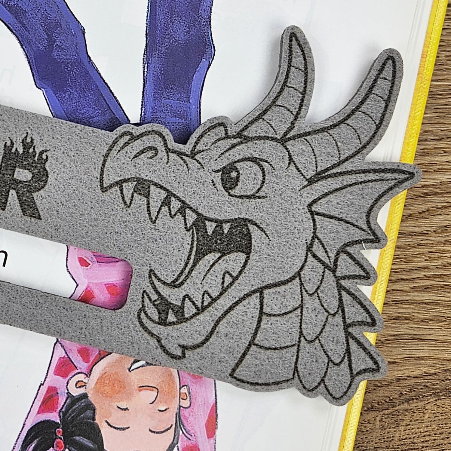 Personalisierte Lesehilfe "Drache" für Leseanfänger zum Schulstart, Einschulung, Schultüte, Schulanfang Grundschule