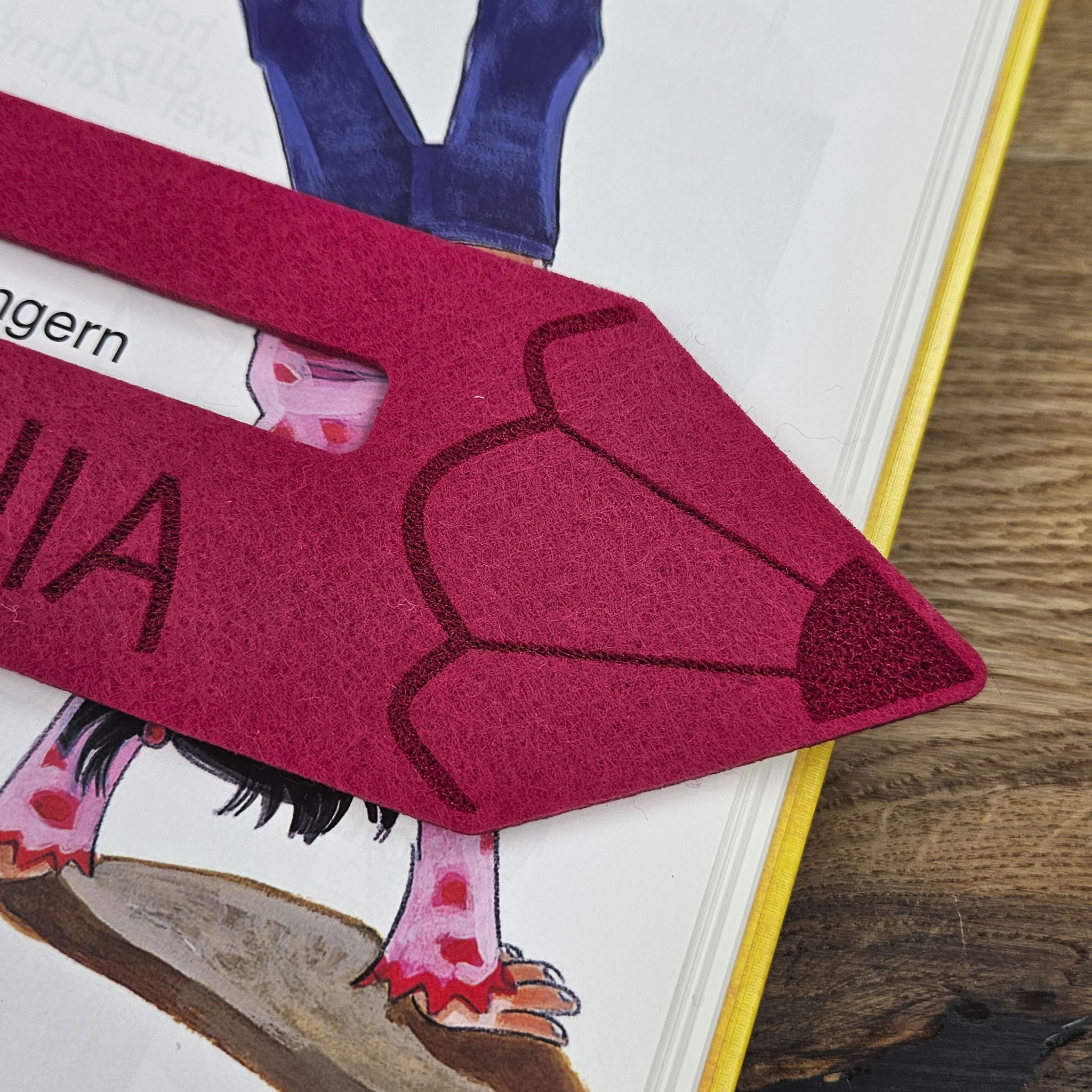 Personalisierte Lesehilfe "Buntstift" für Leseanfänger zum Schulstart, Einschulung, Schultüte, Schulanfang Grundschule