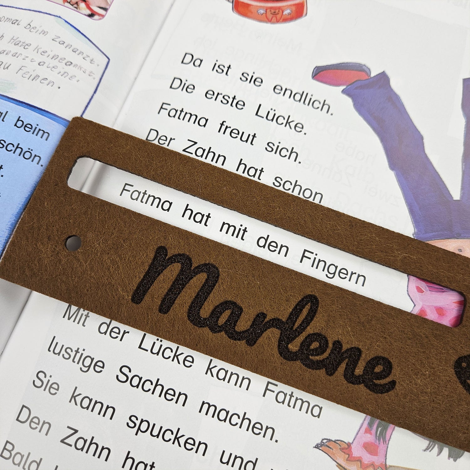 Personalisierte Lesehilfe "Igel" für Leseanfänger zum Schulstart, Einschulung, Schultüte, Schulanfang Grundschule