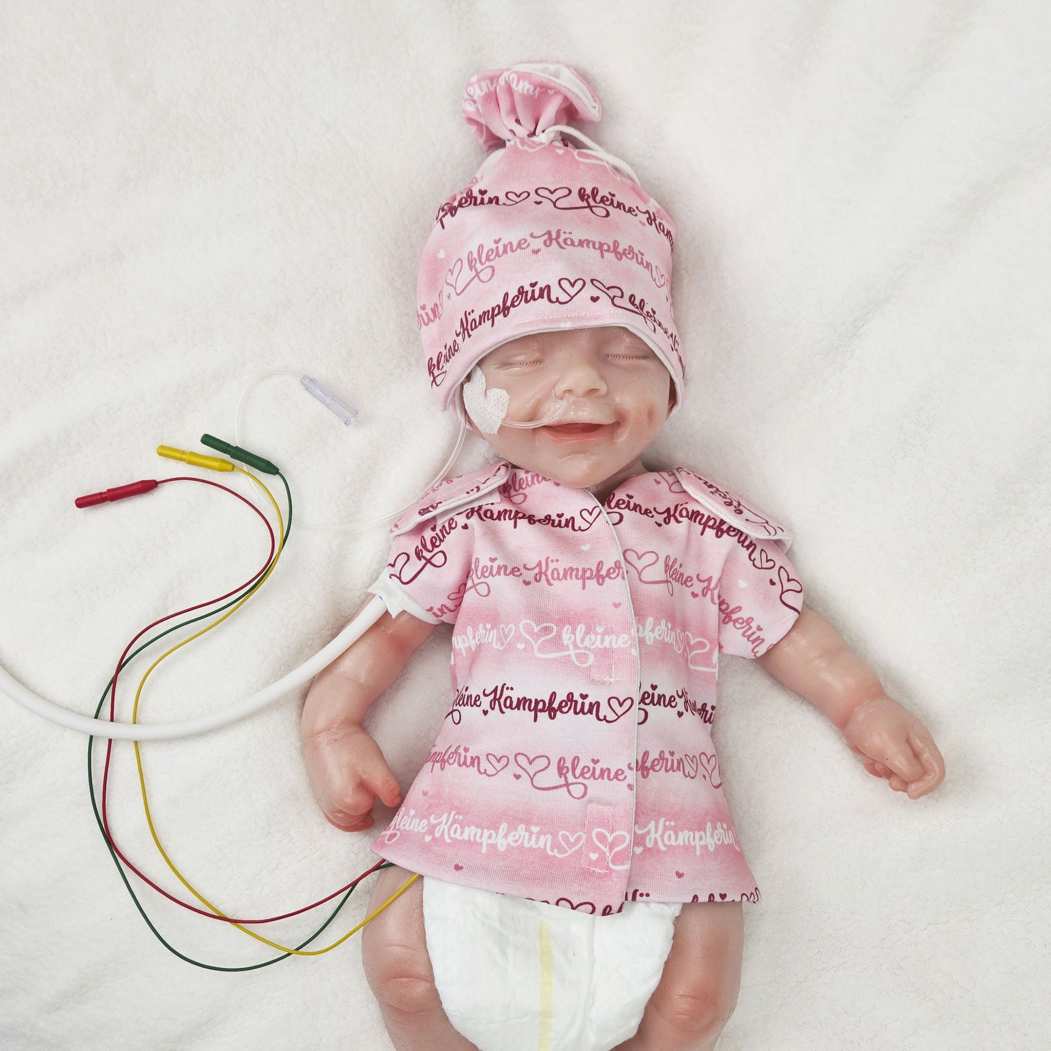 Adaptives Frühchen Shirt/Bodywrap "kleine Kämpferin"