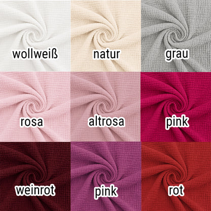 Schultüte Schildkröte, personalisierte Schultüte aus Stoff Musselin mit Wunschname individualisierbar, 70cm (85-90cm), 20 Grundfarben